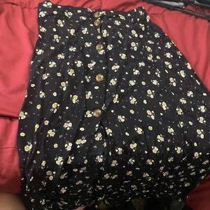 Midi flower skirt